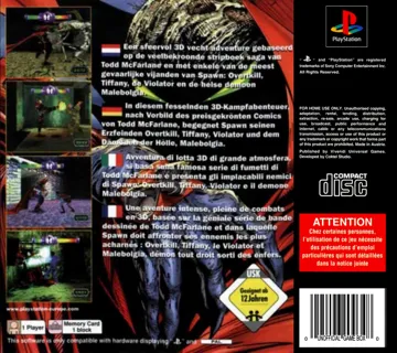 Spawn - The Eternal (EU) box cover back